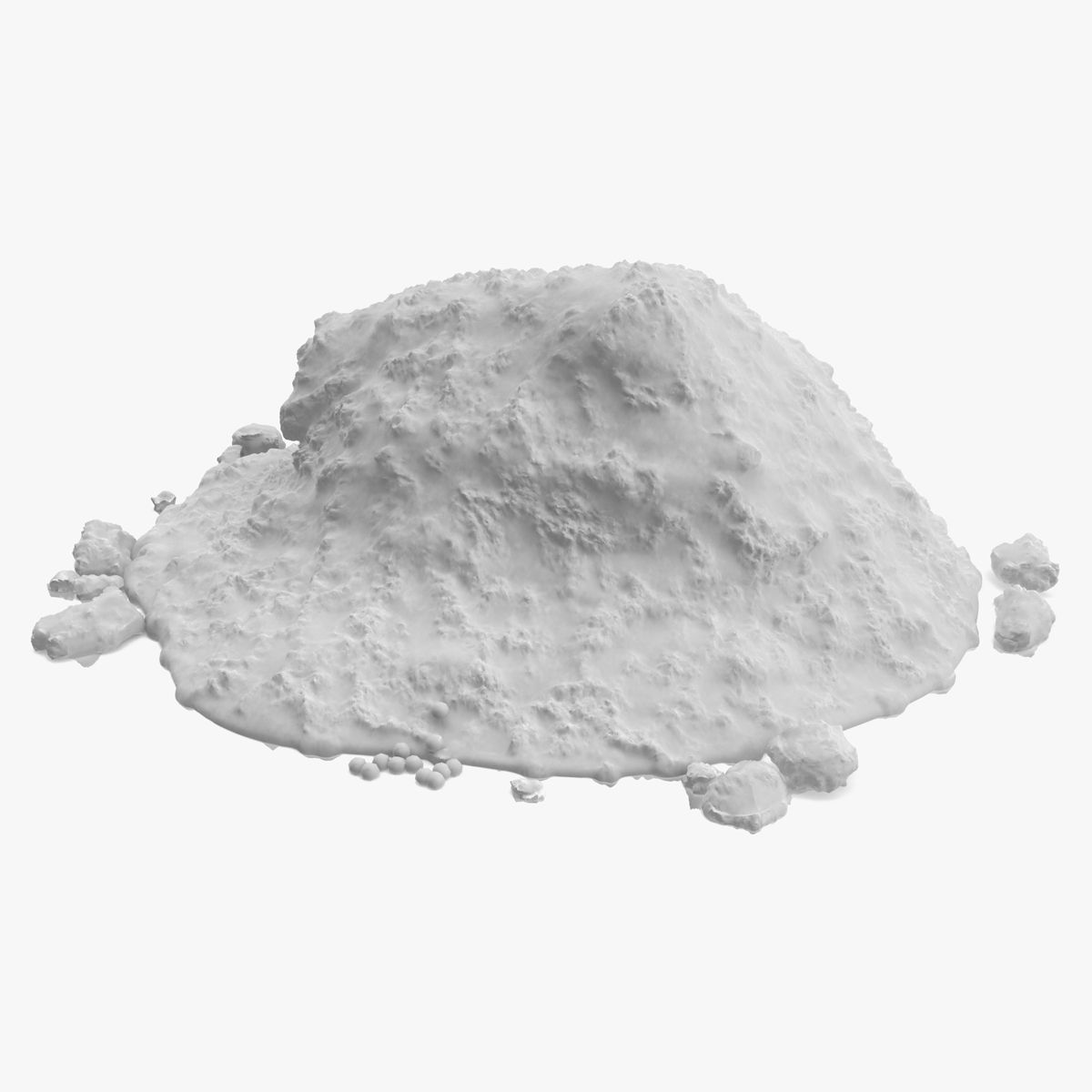 Vinter snöhög 3d model