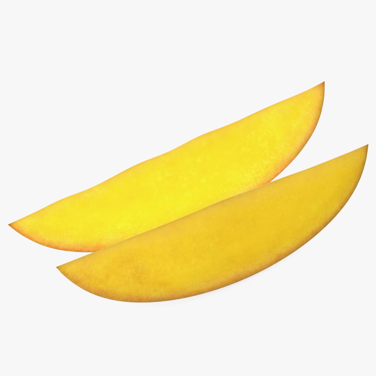 Röda mangoskivor 3d model