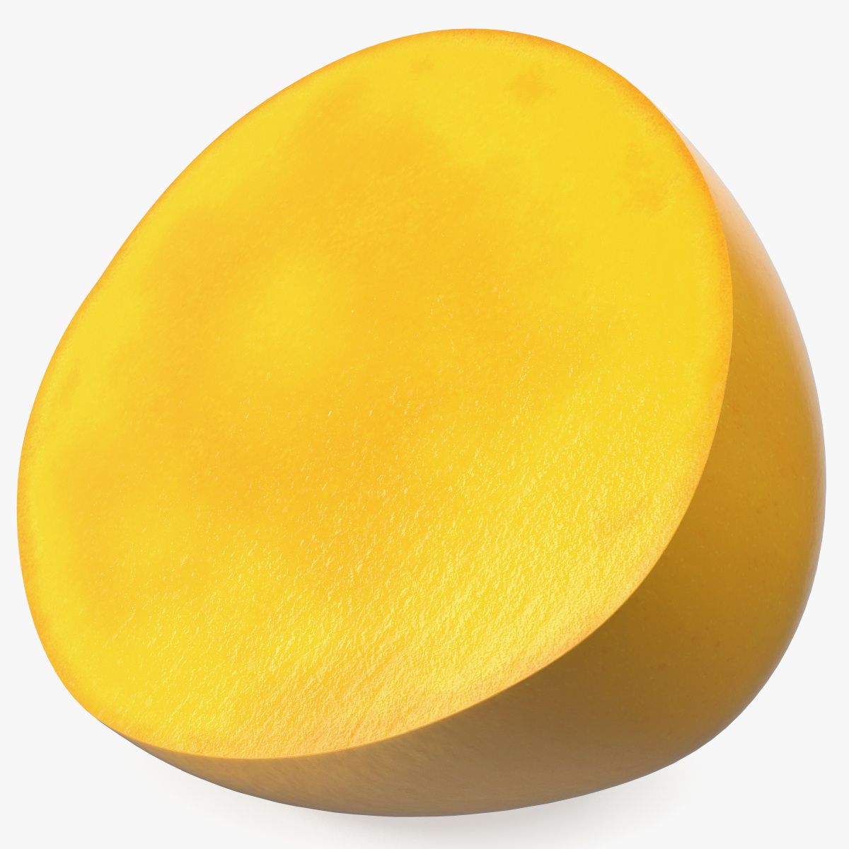 Hälften av Mango Fuit Yellow 3d model